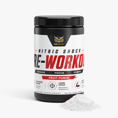 Nitric Shock Pre-Workout Powder (Fruit Punch)