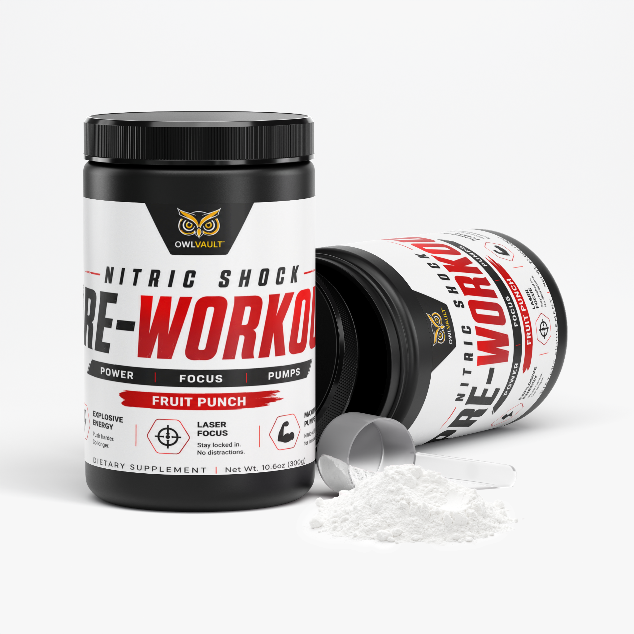 Nitric Shock Pre-Workout Powder (Fruit Punch)